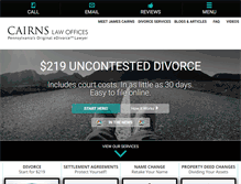 Tablet Screenshot of mypadivorcelawyer.com